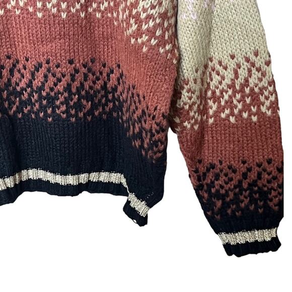 Anna Kay Multi Colored Ombre Wool Blend Knit Sweater Size 1(small) - Picture 4 of 15
